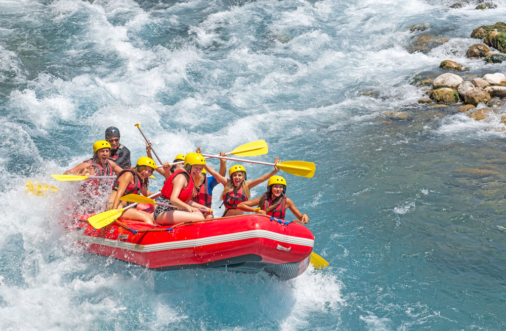 rafting near our Blowing Rock hotel